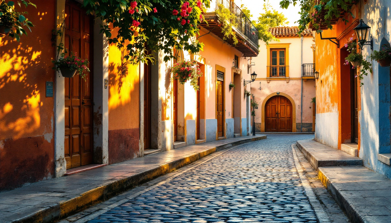 Old San Juan at golden hour