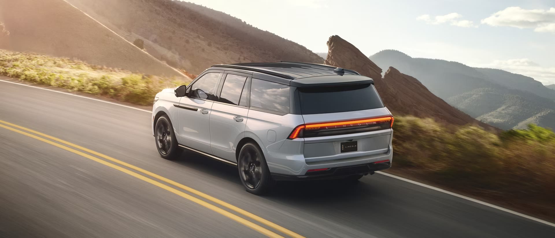 Navigator on a mountain road